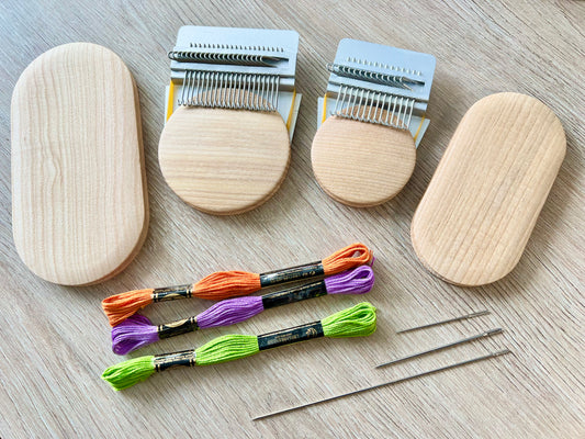 Small Loom Weave Tool Mending Loom Diy Textile Tools Darning - Temu